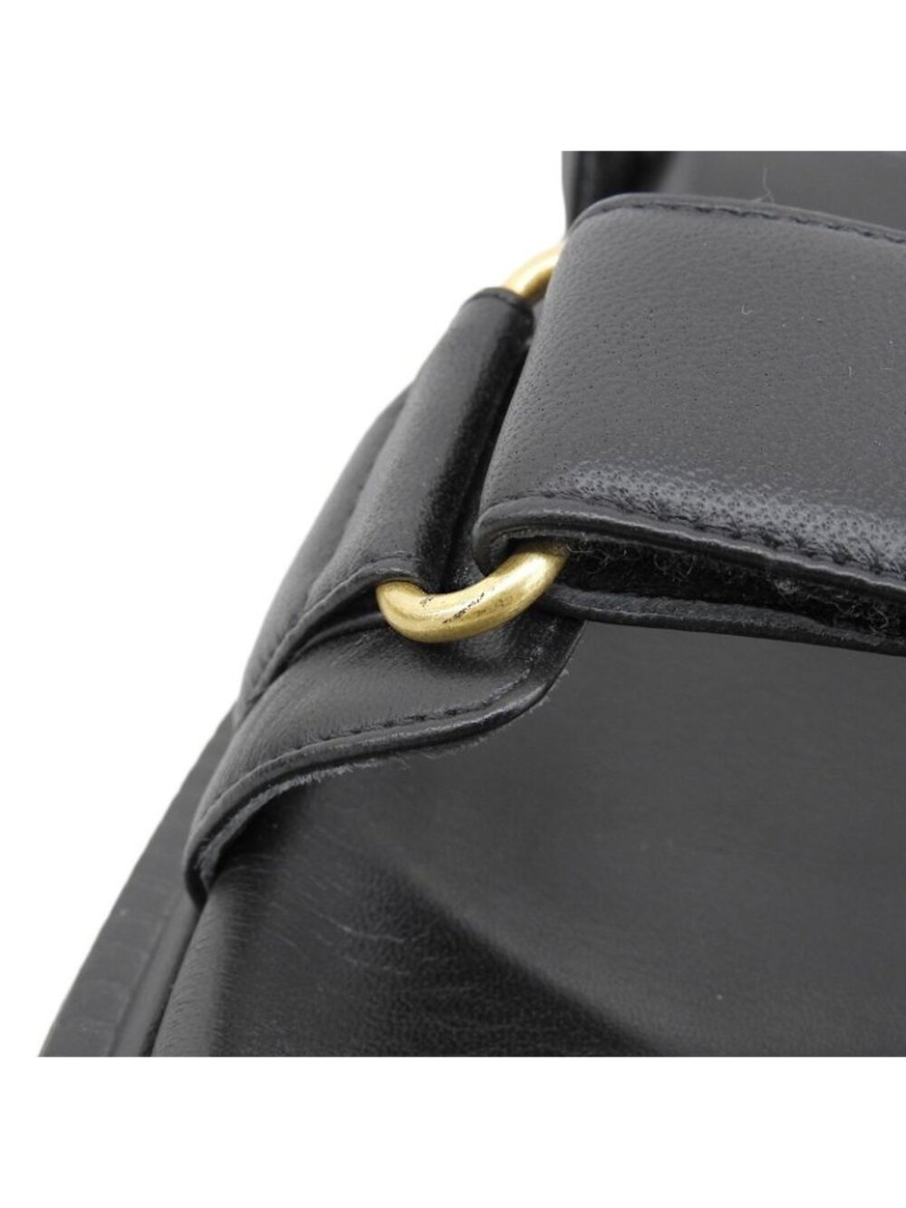 Dior Act Lambskin Metal Logo Back Strap Sandals Black Gold - Picture 5 of 6